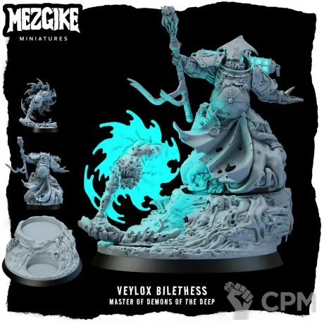 Описание картинки Veylox Bilethess, Master of Demons от AxeL's Forge по цене 750руб | Свободный Рынок Миниатюр - СРМ