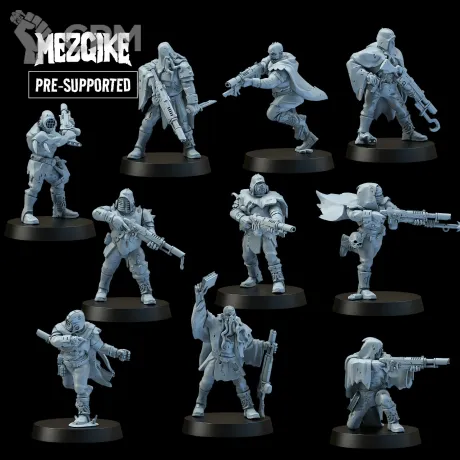Описание картинки Cultists of the dredge range weapon от Age of Printmar по цене 486руб | Свободный Рынок Миниатюр - СРМ