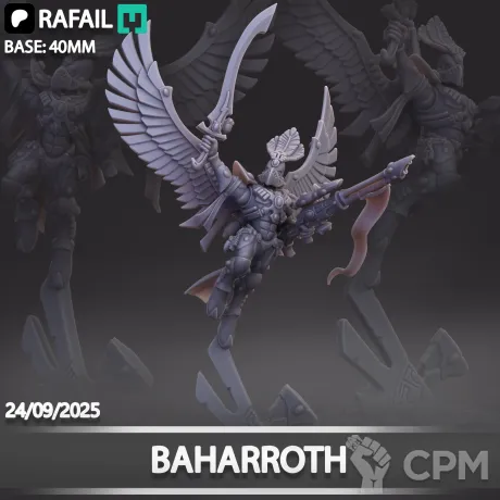 Описание картинки Baharroth от Naggaroth Night по цене 600руб | Свободный Рынок Миниатюр - СРМ