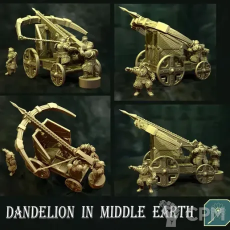 Описание картинки Dwarf of Metal Mountain ( Ballista) от Brutality по цене 2 100руб | Свободный Рынок Миниатюр - СРМ