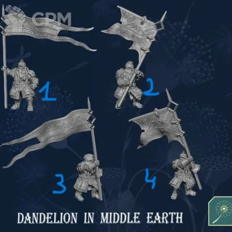 Описание картинки DWARF OF METAL MOUNTAIN (BANNERMAN) 4 вариант от Brutality по цене 200руб | Свободный Рынок Миниатюр - СРМ