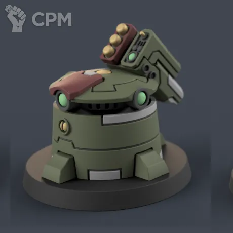 Описание картинки Tau Fare Warriors Turret [Alternative, New] от Tridax Forge по цене 250руб | Свободный Рынок Миниатюр - СРМ