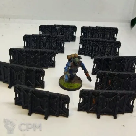 Описание картинки Баррикады 10 шт от Rev127 по цене 451руб | Свободный Рынок Миниатюр - СРМ