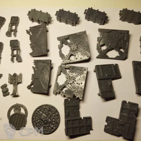 Описание картинки Барикады и сундуки от Kazmin по цене 500руб | Свободный Рынок Миниатюр - СРМ