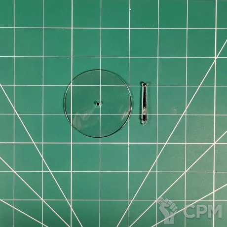 Описание картинки Flying Base 60 mm База прозрачная (штырь с шаром) от Vault Boy по цене 198руб | Свободный Рынок Миниатюр - СРМ