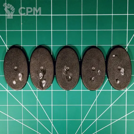Описание картинки Base Oval 75x42 x5 Базы (Подставки оригинал GW) Б\У I от Каджит по цене 798руб | Свободный Рынок Миниатюр - СРМ