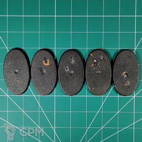Описание картинки Base Oval 75x42 x5 Базы (Подставки оригинал GW) Б\У II от Каджит по цене 798руб | Свободный Рынок Миниатюр - СРМ