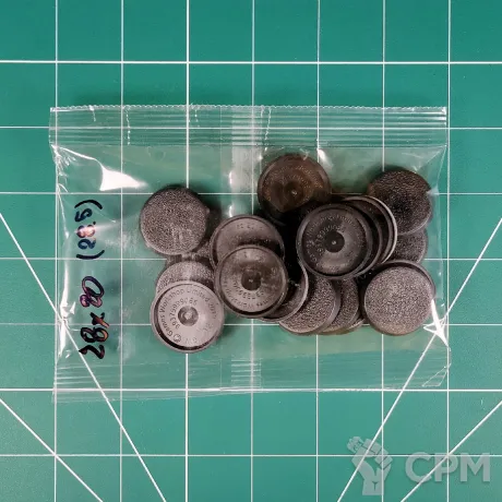 Описание картинки Base Round 28.5 x20 Подставка круглая. (Оригинал Games Workshop) 28mm от Vault Boy по цене 1 798руб | Свободный Рынок Миниатюр - СРМ