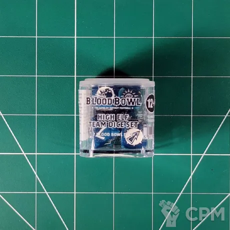 Описание картинки Blood Bowl High Elf Team Dice Set от Vault Boy по цене 4 598руб | Свободный Рынок Миниатюр - СРМ