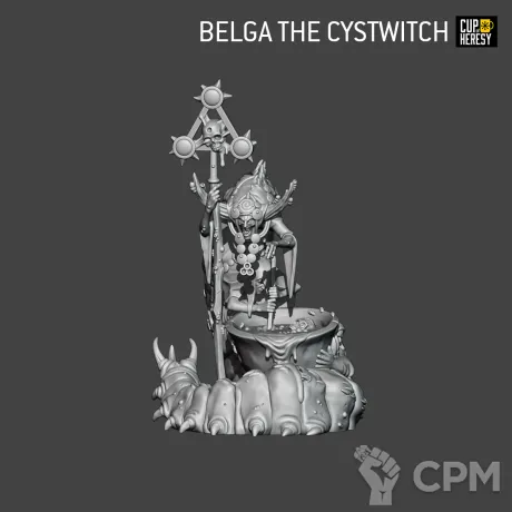 Описание картинки Belga the Cystwitch от Cup of Heresy по цене 340руб | Свободный Рынок Миниатюр - СРМ