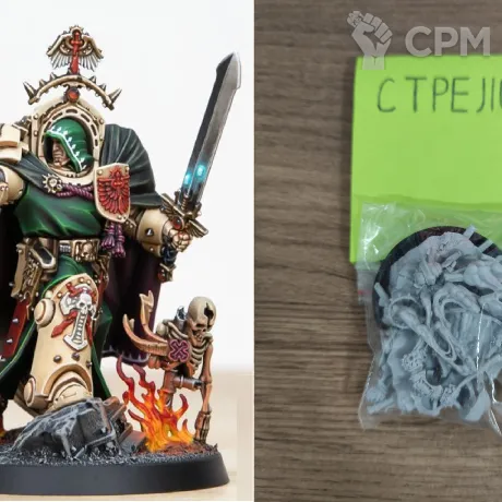 Описание картинки Belial, Grand Master of The Deathwing (Литье) от Барахолка CTPEJIKA по цене 850руб | Свободный Рынок Миниатюр - СРМ