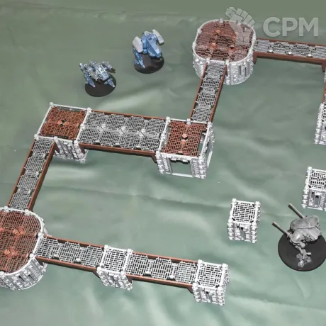 Описание картинки Набор Ландшафта Бетта Децима / Шаттерпоинт Kill Team от Soul Dark по цене 4 500руб | Свободный Рынок Миниатюр - СРМ