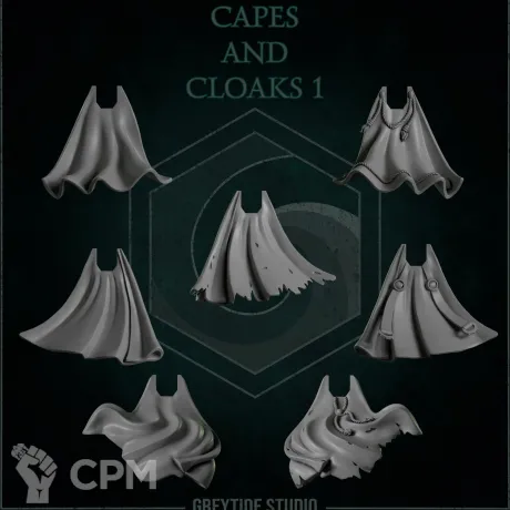 Описание картинки Capes and Cloaks kit от Хижина Мопса по цене 700руб | Свободный Рынок Миниатюр - СРМ