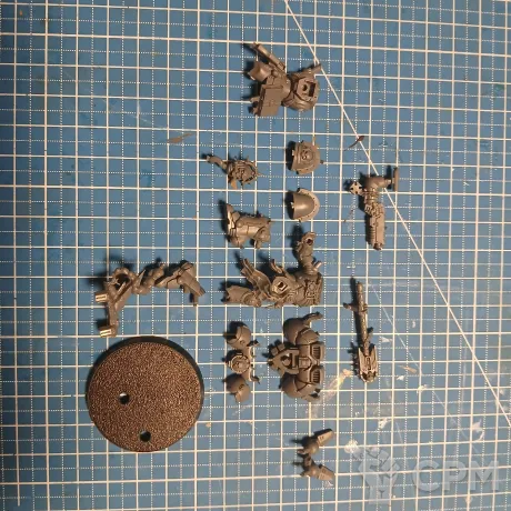 Описание картинки Chaplain with Jump Pack - Armageddon от EvilPenguin по цене 3 200руб | Свободный Рынок Миниатюр - СРМ