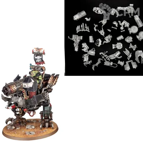 Описание картинки Big Mek Dakkarig armageddon от Логово Каракатицы  по цене 100руб | Свободный Рынок Миниатюр - СРМ
