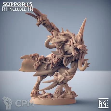 Описание картинки Гнолл Шаман (Gnoll Shaman) от Gabrigame_Print по цене 270руб | Свободный Рынок Миниатюр - СРМ