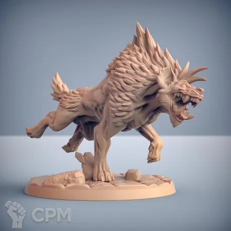 Описание картинки Гигантская гиена 3(Giant Hyena 3) от Gabrigame_Print по цене 550руб | Свободный Рынок Миниатюр - СРМ