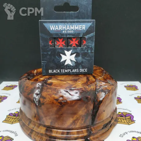 Описание картинки Black Templars Dice от Warp-Smuggling по цене 3 500руб | Свободный Рынок Миниатюр - СРМ