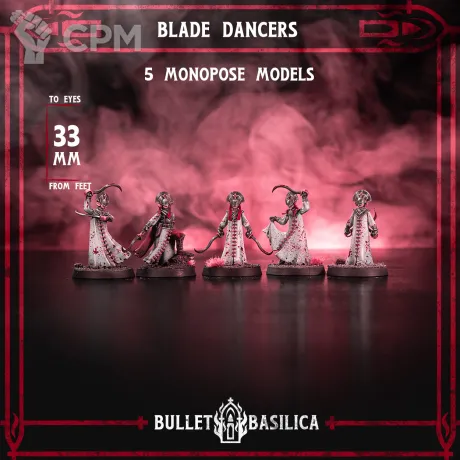 Описание картинки Blade Dancers от Manufactorum76 по цене 800руб | Свободный Рынок Миниатюр - СРМ
