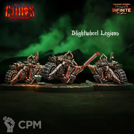 Описание картинки Chaos Bikers(Альт) от WebWay 3D по цене 3 500руб | Свободный Рынок Миниатюр - СРМ