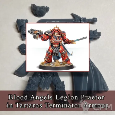Описание картинки Blood Angels Legion Praetor in Tartaros Terminator Armour от SaJRa по цене 400руб | Свободный Рынок Миниатюр - СРМ