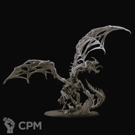 Описание картинки Royal Zombie Dragon. от Shizoface по цене 4 000руб | Свободный Рынок Миниатюр - СРМ