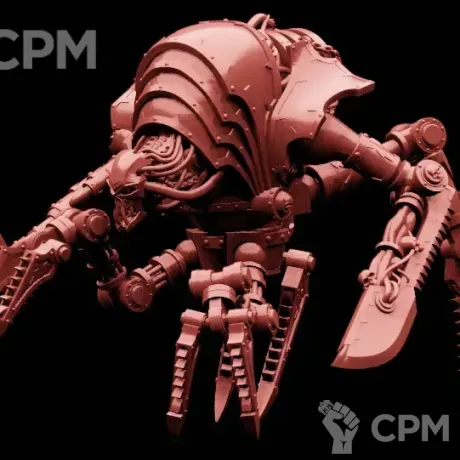 Описание картинки Khorne Blood Slaughterer Impaler от Studio Cockatoo по цене 2 500руб | Свободный Рынок Миниатюр - СРМ