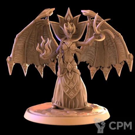 Описание картинки Blood Queen от Орки с наГорки по цене 350руб | Свободный Рынок Миниатюр - СРМ