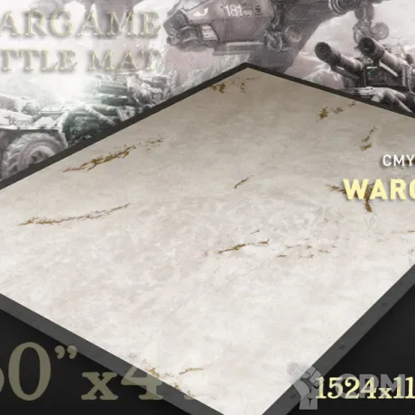 Описание картинки Игровое поле Снег bm042 60"х44" от WargamePrint по цене 2 450руб | Свободный Рынок Миниатюр - СРМ