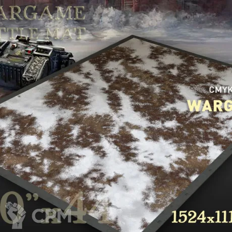 Описание картинки Игровое поле Последний снег bm044 60"х44" от WargamePrint по цене 2 450руб | Свободный Рынок Миниатюр - СРМ