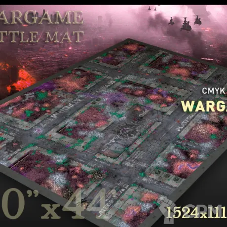 Описание картинки Игровое поле Alien infection's streets bd008 60"х44" от WargamePrint по цене 2 450руб | Свободный Рынок Миниатюр - СРМ