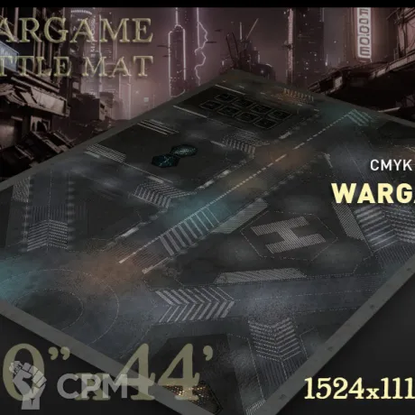 Описание картинки Игровое поле Neoncity bd009 60"х44" от WargamePrint по цене 2 450руб | Свободный Рынок Миниатюр - СРМ