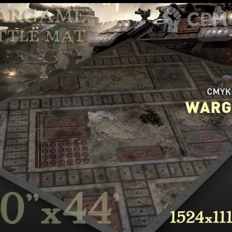 Описание картинки Игровое поле Warehouse bd015 60"х44" от WargamePrint по цене 2 450руб | Свободный Рынок Миниатюр - СРМ
