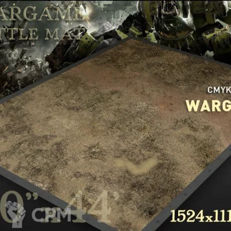 Описание картинки Игровое поле Dry riverbed bd019 60"х44" от WargamePrint по цене 2 450руб | Свободный Рынок Миниатюр - СРМ