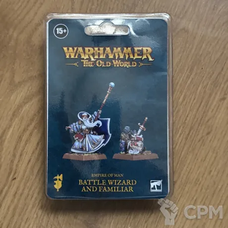 Описание картинки Battle Wizard and Familiar от zurdo по цене 5 700руб | Свободный Рынок Миниатюр - СРМ