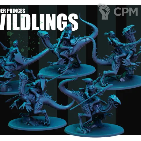 Описание картинки Border Princes Wildlings от Manufactorum76 по цене 1 200руб | Свободный Рынок Миниатюр - СРМ