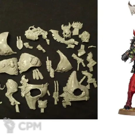 Описание картинки Mozrog Skragbad / Beastboss on Squigosaur от Толстый Дэн по цене 600руб | Свободный Рынок Миниатюр - СРМ