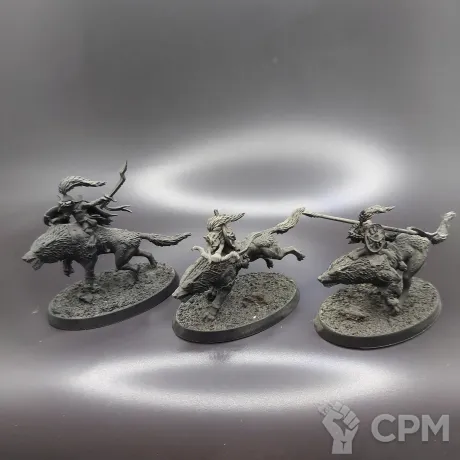 Описание картинки Rippa's Snarlfangs, Гоблы на волках, пластик гв, грунт, только миниатюры от V130177@mail.ru по цене 2 400руб | Свободный Рынок Миниатюр - СРМ