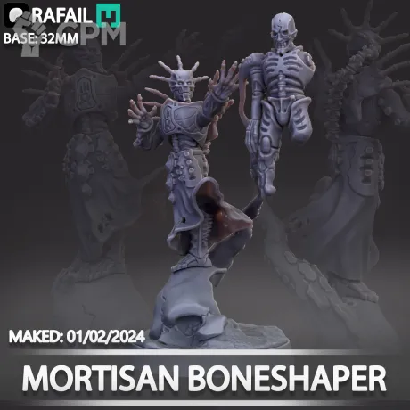 Описание картинки Mortisan Boneshaper от Naggaroth Night по цене 500руб | Свободный Рынок Миниатюр - СРМ