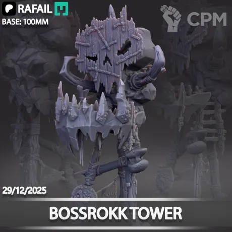 Описание картинки Bossrokk Tower от Naggaroth Night по цене 2 200руб | Свободный Рынок Миниатюр - СРМ