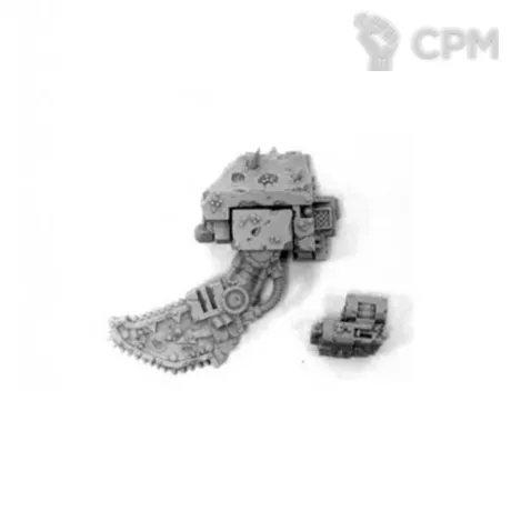 Описание картинки DEATH GUARD DREADNOUGHT CHAINFIST (LEFT ARM) от NEW-MINIATURES по цене 376руб | Свободный Рынок Миниатюр - СРМ