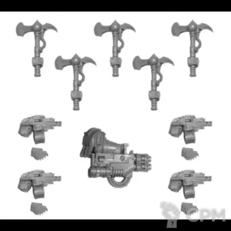 Описание картинки Sons of Horus Justaerin Weapons Set от Darkminiatures по цене 564руб | Свободный Рынок Миниатюр - СРМ