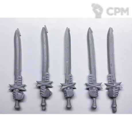 Описание картинки Imperial Fists Legion Templar Brethren - swords от Darkminiatures по цене 351руб
