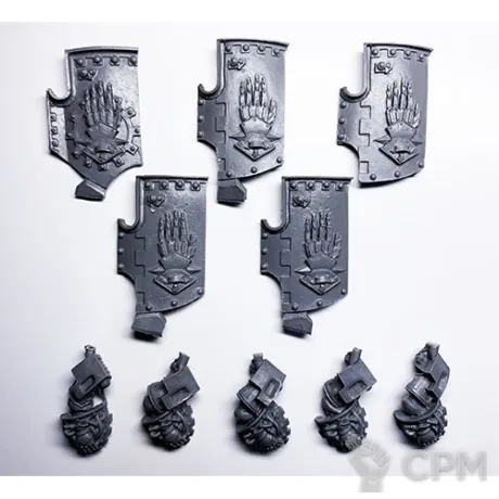 Описание картинки Iron Hands Medusan Immortals - Shields от Darkminiatures по цене 501руб