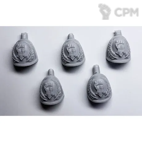 Описание картинки Imperial Fists Legion Phalanx Warder Squad - Shoulder Pads от Darkminiatures по цене 313руб
