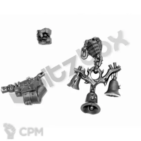 Описание картинки Deathshroud Bodyguard - Champion Right Hand от NEW-MINIATURES по цене 104руб | Свободный Рынок Миниатюр - СРМ