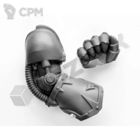 Описание картинки Chaos Space Marines Terminators - Power Fist A от NEW-MINIATURES по цене 104руб | Свободный Рынок Миниатюр - СРМ