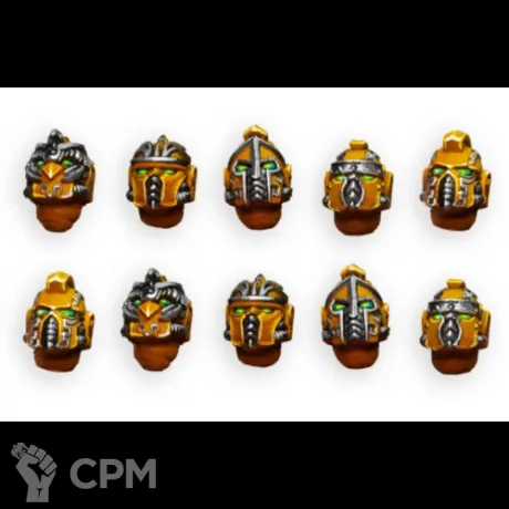 Описание картинки Omega Legion Helmet Heads от NEW-MINIATURES по цене 365руб | Свободный Рынок Миниатюр - СРМ