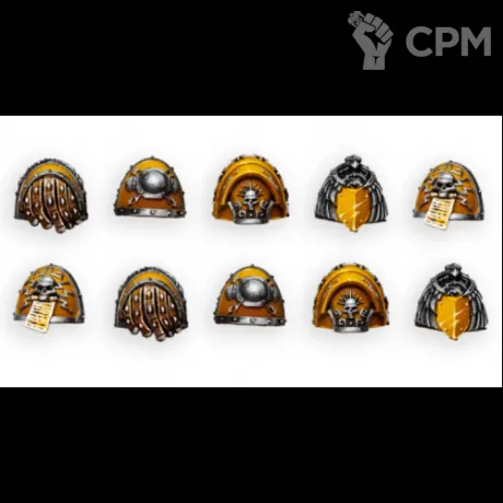 Описание картинки Omega Legion Shoulder Pads от NEW-MINIATURES по цене 365руб | Свободный Рынок Миниатюр - СРМ