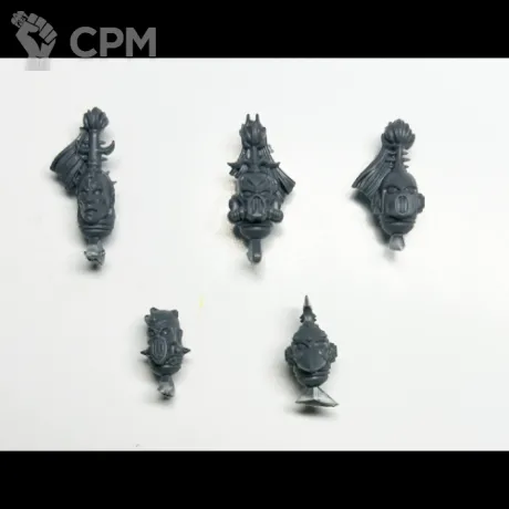 Описание картинки Emperor’s Children Tormentors Heads от NEW-MINIATURES по цене 313руб | Свободный Рынок Миниатюр - СРМ
